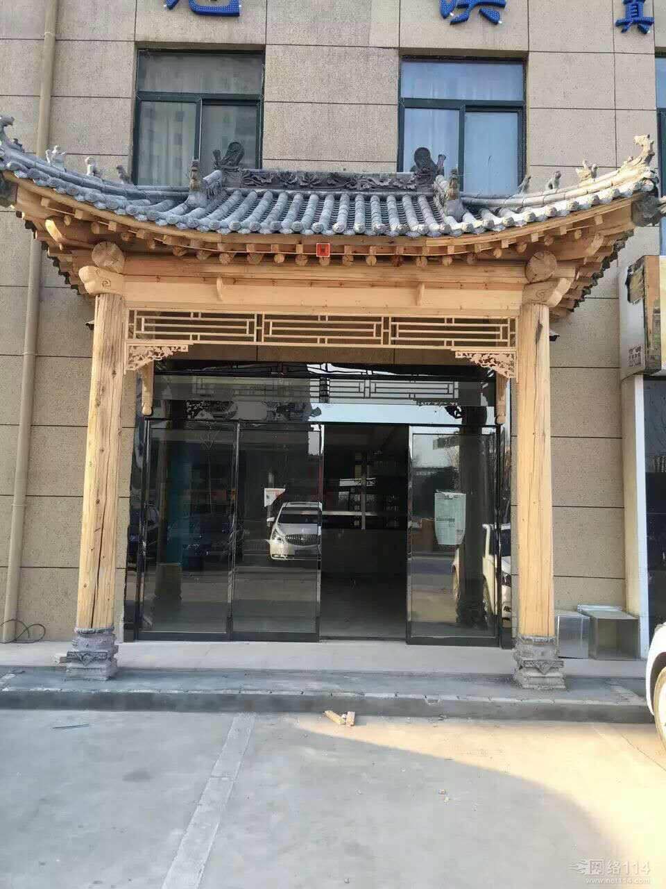 仿古门头_ 仿古门头制作__河北天泽防腐木碳化木有限公司