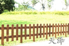 防腐木围栏